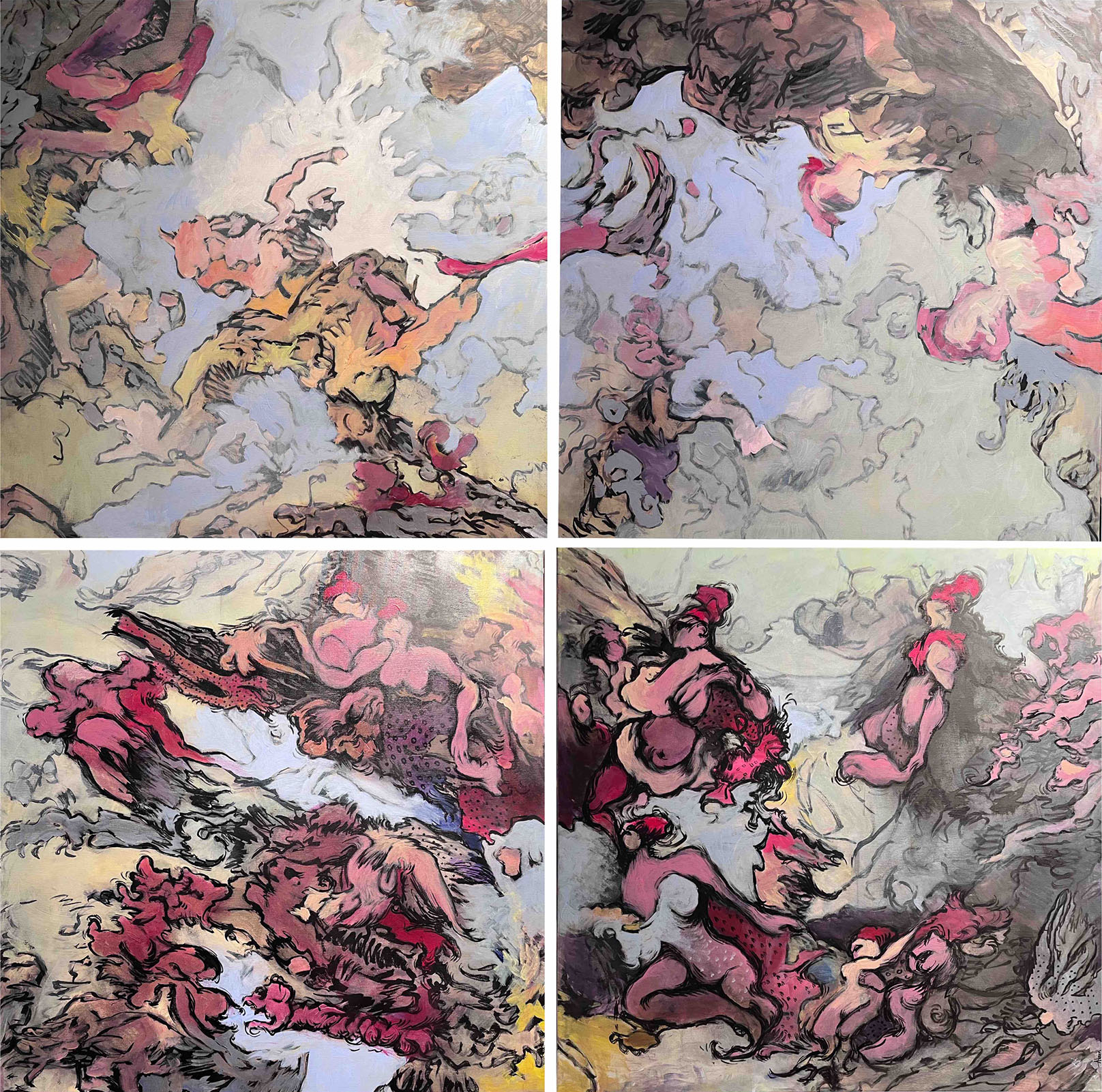 Le bon dieu fait ses adieux à son harem